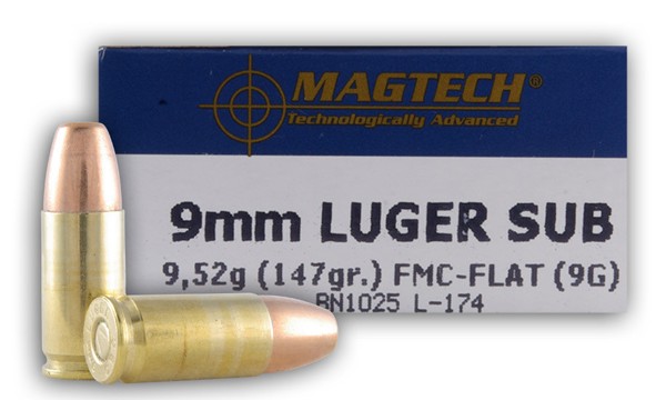 MAGTECH 9G 9MM 147FMJF 50 - Taurus Savings